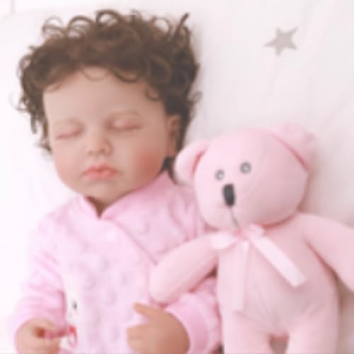 LKBOBIR Lebensechte Reborn-Babypuppen 20 Zoll Handgefertigt Wwaschbar Wiedergeborene Babys Weicher vin-yl-Körper Wiedergeborene Babypuppe Sieht aus wie EIN echtes Baby (Junge mit Geschlossenen Augen) LKBOBIR Lebensechte Reborn-Babypuppen 20 Zoll Handgefertigt Wwaschbar Wiedergeborene Babys Weicher vin-yl-Körper Wiedergeborene Babypuppe Sieht aus wie EIN echtes Baby (Junge mit Geschlossenen Augen) von LKBOBIR