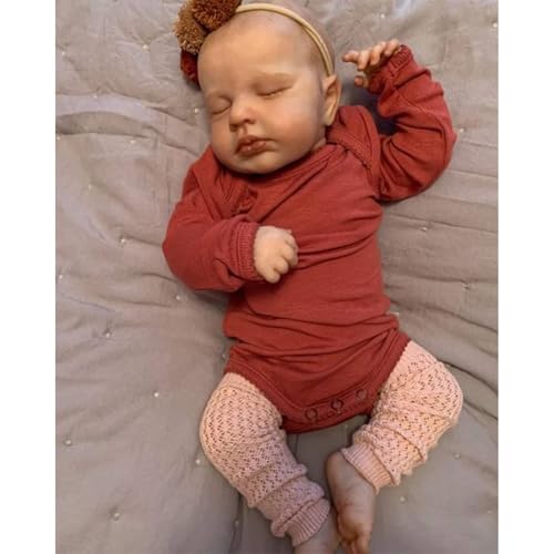 LKBOBIR Reborn Baby Puppe 20 Zoll 50cm Vollsilikon Lebensecht Weiches Silikon-Vinyl Reborn Puppe MäDels Handgefertigt Neugeborenes Baby Jungen & MäDchen Spielzeug-Geschenke LKBOBIR Reborn Baby Puppe 20 Zoll 50cm Vollsilikon Lebensecht Weiches Silikon-Vinyl Reborn Puppe MäDels Handgefertigt Neugeborenes Baby Jungen & MäDchen Spielzeug-Geschenke von LKBOBIR
