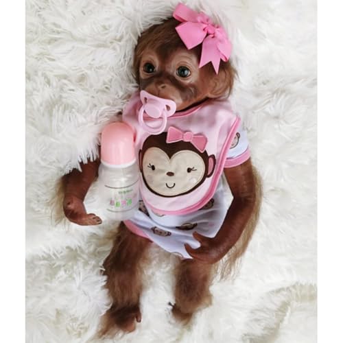 LKBOBIR Realistische Babypuppe im Prinzessinnenkleid von LKBOBIR