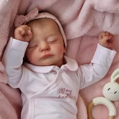 LKBOBIR Reborn Baby MäDchen 20 Zoll 50cm Reborn Puppen Lebensecht Weiches Silikon-Vinyl Reborn Puppe MäDels Handgefertigt Neugeborenes Baby Jungen & MäDchen Spielzeug-Geschenke LKBOBIR Reborn Baby MäDchen 20 Zoll 50cm Reborn Puppen Lebensecht Weiches Silikon-Vinyl Reborn Puppe MäDels Handgefertigt Neugeborenes Baby Jungen & MäDchen Spielzeug-Geschenke von LKBOBIR