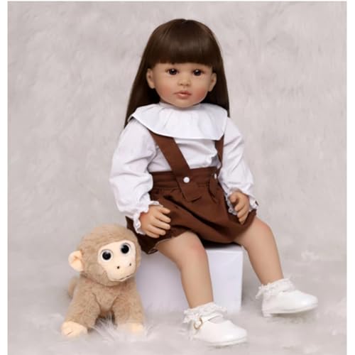 LKBOBIR Reborn Puppe mit Lila Tüllrock von LKBOBIR