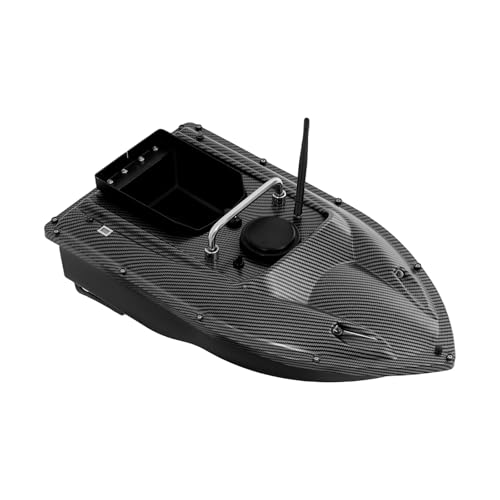 LKHDONG Futterboot Köderboot RC Boot 500M, Angelköder Boot 1,5kg Laden Nachtangeln Fischerköder Fernbedienung Baitboat mit Geschwindigkeitsregler von LKHDONG