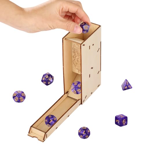 DND Oktopus Monster Würfeltablett, zusammenklappbarer Würfelturm aus Holz, DND Zubehör, Tischspiel Tools für RPG, tragbare, Faltbare Würfelbox Aufbewahrung (Würfel Nicht im Lieferumfang enthalten) DND Oktopus Monster Würfeltablett, zusammenklappbarer Würfelturm aus Holz, DND Zubehör, Tischspiel Tools für RPG, tragbare, Faltbare Würfelbox Aufbewahrung (Würfel Nicht im Lieferumfang enthalten) von LKKCHER DESIGN