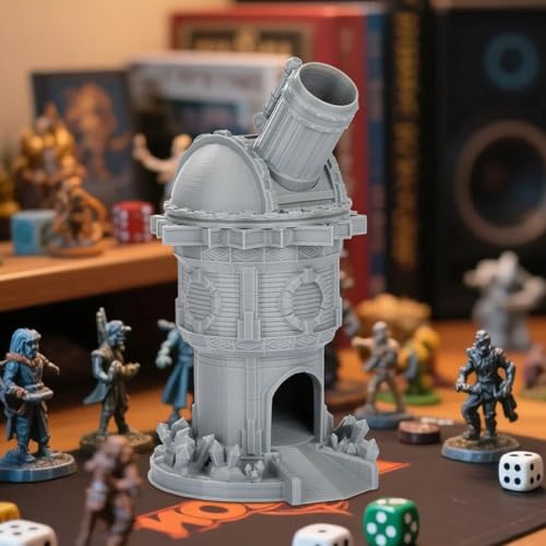 LKKCHER DESIGN Cannon Würfelturm, Militärstil Harz Würfelroller mit Tabletts, Steampunk Tabletop Gaming Zubehör, D&D Rolling Tower, RPG Portable Dice Throne, Geschenk für DND Fantasy Spieler LKKCHER DESIGN Cannon Würfelturm, Militärstil Harz Würfelroller mit Tabletts, Steampunk Tabletop Gaming Zubehör, D&D Rolling Tower, RPG Portable Dice Throne, Geschenk für DND Fantasy Spieler von LKKCHER DESIGN