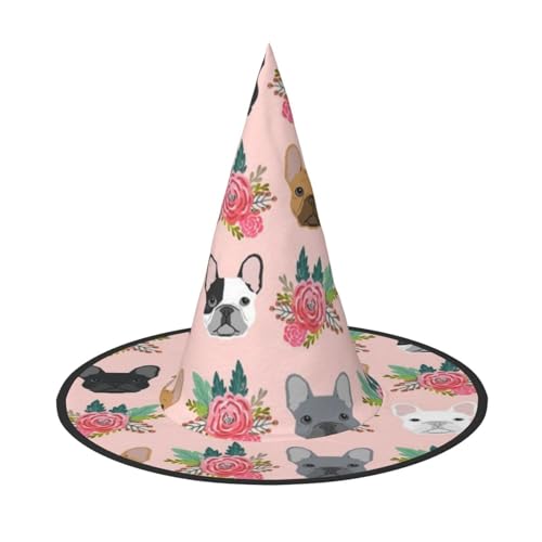 LKLDDPZB Halloween-Hexenhut mit Hundemotiv für Damen und Herren, spitzer Hut, Dekoration, Cosplay LKLDDPZB Halloween-Hexenhut mit Hundemotiv für Damen und Herren, spitzer Hut, Dekoration, Cosplay von LKLDDPZB