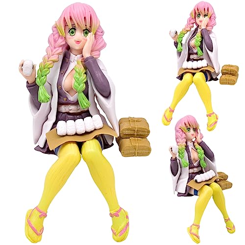LKNBIF Anime-Actionfigur Kanroji Mitsuri-Figur Mitsuri Figur PVC Modell Action Figur Spielzeug Desktop Ornamente Sammelbedarf Geschenke von LKNBIF
