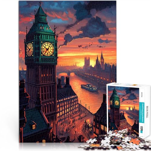 1000 Teile Puzzle Geschenke Big Ben Tower Aus Karton,ab 14 Jahren Jedes Stück ist EIN Unikat – Lustiges und herausforderndes Spiel für die ganze Familie Geschenk - Herausforderndes Spiel。 1000 Teile Puzzle Geschenke Big Ben Tower Aus Karton,ab 14 Jahren Jedes Stück ist EIN Unikat – Lustiges und herausforderndes Spiel für die ganze Familie Geschenk - Herausforderndes Spiel。 von LKSDCBOT