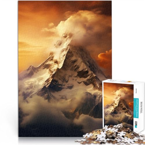 1000-Teile-Puzzle für Erwachsene Bergkunstwerk Aus Karton,für Kinder ab 14 Jahren Interessante Stressreduzierung Lernen pädagogisches Geschenk。Größe:38x52cm/14.9x20.4Zoll 1000-Teile-Puzzle für Erwachsene Bergkunstwerk Aus Karton,für Kinder ab 14 Jahren Interessante Stressreduzierung Lernen pädagogisches Geschenk。Größe:38x52cm/14.9x20.4Zoll von LKSDCBOT