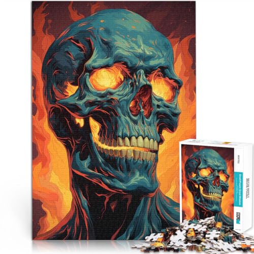 1000-Teile-Puzzle für Erwachsene Der Tod erwartet Aus Karton，Geeignet für Kinder ab 14 Jahren Home Dekoration Spiel Spielzeug Geschenke für Freunde und Familie。Größe：26x38cm/10.2x14.9Zoll von LKSDCBOT