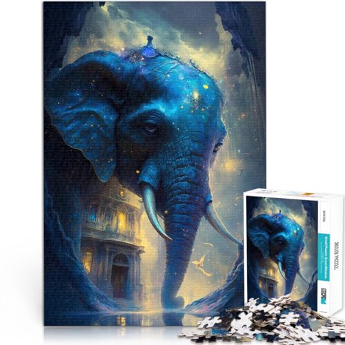 1000-Teile-Puzzle für Erwachsene Elefanten-Fantasie Aus Holz,Geeignet für Kinder ab 14 Jahren Lernspiel für Familien Tolles Geschenk。Größe:50x75cm/19.6x29.5Zoll 1000-Teile-Puzzle für Erwachsene Elefanten-Fantasie Aus Holz,Geeignet für Kinder ab 14 Jahren Lernspiel für Familien Tolles Geschenk。Größe:50x75cm/19.6x29.5Zoll von LKSDCBOT