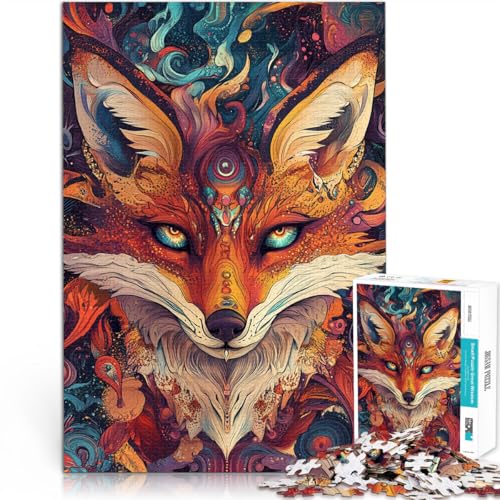 1000-Teile-Puzzle für Erwachsene Fuchskunst Aus Karton,Geeignet für Kinder ab 14 Jahren Stressabbau-Spielzeug ganze Familie eignet。Größe:38x52cm 1000-Teile-Puzzle für Erwachsene Fuchskunst Aus Karton,Geeignet für Kinder ab 14 Jahren Stressabbau-Spielzeug ganze Familie eignet。Größe:38x52cm von LKSDCBOT