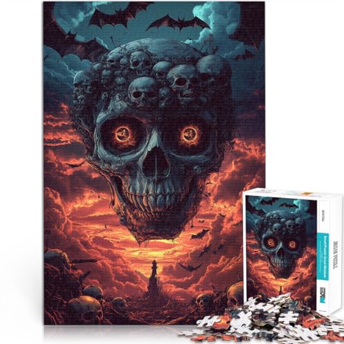 1000-Teile-Puzzle für Erwachsene Horror-Skelett Aus Karton,für Kinder ab 14 Jahren Wohnkunstdekor Wunschliste mit dem Weihnachtsmann。Größe:26x38cm/10.2x14.9Zoll 1000-Teile-Puzzle für Erwachsene Horror-Skelett Aus Karton,für Kinder ab 14 Jahren Wohnkunstdekor Wunschliste mit dem Weihnachtsmann。Größe:26x38cm/10.2x14.9Zoll von LKSDCBOT