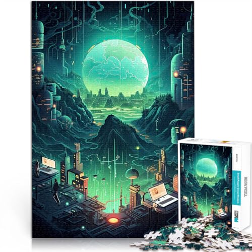 1000-Teile-Puzzle für Erwachsene Internetkunst Aus Holz,für 14+ Intellektuelles Spiel Geburtstagsgeschenk。Größe:50x75cm/19.6x29.5Zoll 1000-Teile-Puzzle für Erwachsene Internetkunst Aus Holz,für 14+ Intellektuelles Spiel Geburtstagsgeschenk。Größe:50x75cm/19.6x29.5Zoll von LKSDCBOT