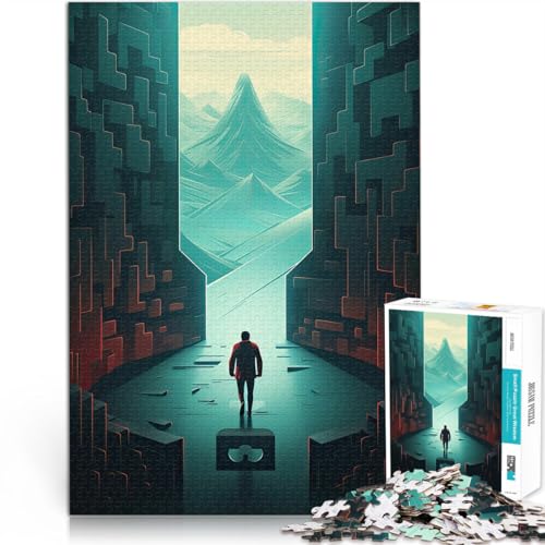 1000-Teile-Puzzle für Erwachsene Internetkunst Aus Karton，für 14+ Lernspiel Künstlersammlung, Bildende Kunst。Größe：26x38cm/10.2x14.9Zoll von LKSDCBOT