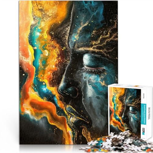 1000-Teile-Puzzle für Erwachsene Kosmische Souveränität Aus Holz,ab 14 Jahren Kunstwerk Geschenkspielzeug。Größe:50x75cm/19.6x29.5Zoll 1000-Teile-Puzzle für Erwachsene Kosmische Souveränität Aus Holz,ab 14 Jahren Kunstwerk Geschenkspielzeug。Größe:50x75cm/19.6x29.5Zoll von LKSDCBOT