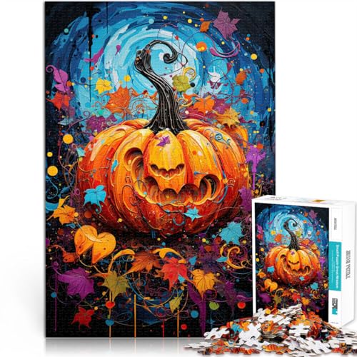 1000-Teile-Puzzle für Erwachsene Kürbiskunst Aus Holz,ab 14 Jahren Anti-Stress-Lernspielzeug Geschenkspielzeug。Größe:50x75cm/19.6x29.5Zoll 1000-Teile-Puzzle für Erwachsene Kürbiskunst Aus Holz,ab 14 Jahren Anti-Stress-Lernspielzeug Geschenkspielzeug。Größe:50x75cm/19.6x29.5Zoll von LKSDCBOT