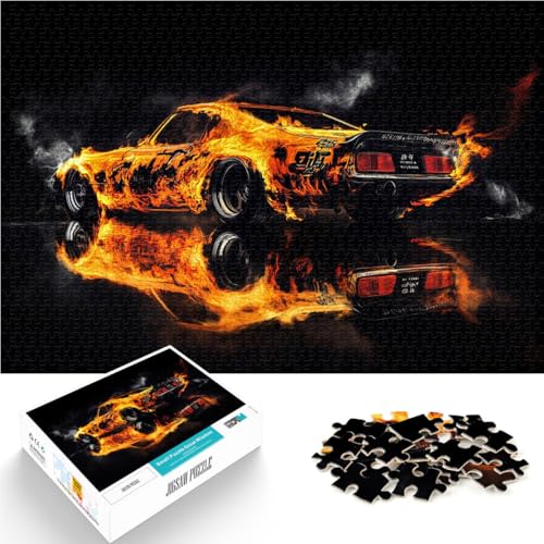 1000-Teile-Puzzle für Erwachsene Retro-Sportwagen brennt Aus Karton,Geeignet für Kinder ab 14 Jahren Eltern-Kind-Interaktion Lernen pädagogisches Geschenk。Größe:26x38cm/10.2x14.9Zoll 1000-Teile-Puzzle für Erwachsene Retro-Sportwagen brennt Aus Karton,Geeignet für Kinder ab 14 Jahren Eltern-Kind-Interaktion Lernen pädagogisches Geschenk。Größe:26x38cm/10.2x14.9Zoll von LKSDCBOT