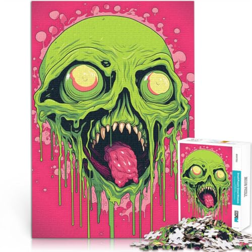 1000-Teile-Puzzle für Erwachsene Schleimkopf Aus Holz,ab 14 Jahren Spielzeug Geburtstagsgeschenk。Größe:50x75cm/19.6x29.5Zoll 1000-Teile-Puzzle für Erwachsene Schleimkopf Aus Holz,ab 14 Jahren Spielzeug Geburtstagsgeschenk。Größe:50x75cm/19.6x29.5Zoll von LKSDCBOT