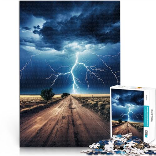 1000-Teile-Puzzle für Erwachsene Skyline von Lightning City Aus Holz,Geeignet für Kinder ab 14 Jahren Herausforderndes Spiel Geschenke für Freunde und Familie。Größe:50x75cm/19.6x29.5Zoll 1000-Teile-Puzzle für Erwachsene Skyline von Lightning City Aus Holz,Geeignet für Kinder ab 14 Jahren Herausforderndes Spiel Geschenke für Freunde und Familie。Größe:50x75cm/19.6x29.5Zoll von LKSDCBOT