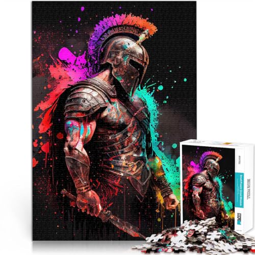 1000-Teile-Puzzle für Erwachsene Spartanischer Soldat Aus Holz,Geeignet für Kinder ab 14 Jahren Intellektuelles Dekompressions-Lernspielzeug Geschenk - Herausforderndes Spiel。Größe:50x75cm 1000-Teile-Puzzle für Erwachsene Spartanischer Soldat Aus Holz,Geeignet für Kinder ab 14 Jahren Intellektuelles Dekompressions-Lernspielzeug Geschenk - Herausforderndes Spiel。Größe:50x75cm von LKSDCBOT