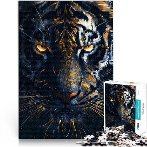 1000-Teile-Puzzle für Erwachsene Tiger-Nahaufnahme Aus Karton,ab 14 Jahren Lernspielzeug-Herausforderung Es eignet ganze Familie。Größe:26x38cm/10.2x14.9Zoll 1000-Teile-Puzzle für Erwachsene Tiger-Nahaufnahme Aus Karton,ab 14 Jahren Lernspielzeug-Herausforderung Es eignet ganze Familie。Größe:26x38cm/10.2x14.9Zoll von LKSDCBOT