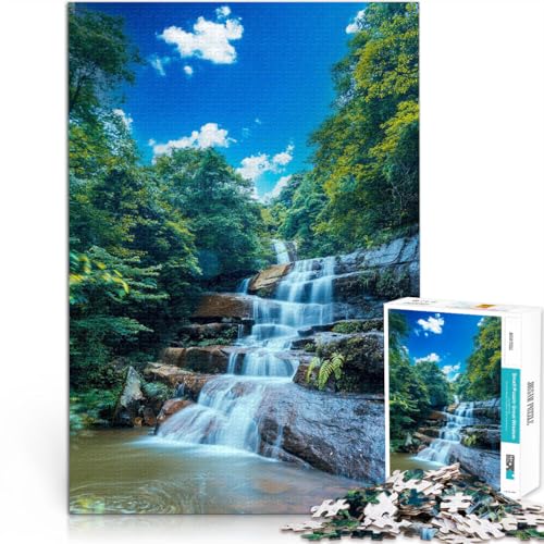 1000-Teile-Puzzle für Erwachsene Wasserfall in der Waldnatur Aus Holz,Geeignet für Personen ab 14 Jahren Spielzeug Lernspiele Antistress Geschenk zum Geburtstag。Größe:50x75cm/19.6x29.5Zoll 1000-Teile-Puzzle für Erwachsene Wasserfall in der Waldnatur Aus Holz,Geeignet für Personen ab 14 Jahren Spielzeug Lernspiele Antistress Geschenk zum Geburtstag。Größe:50x75cm/19.6x29.5Zoll von LKSDCBOT