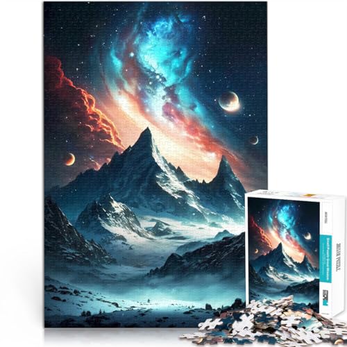 1000-Teile-Puzzle für Erwachsene Wunder des Mount Everest Aus Karton，für und ab 14 Jahren Eltern-Kind-Interaktion Wunschliste mit dem Weihnachtsmann。Größe：38x52cm/14.9x20.4Zoll von LKSDCBOT