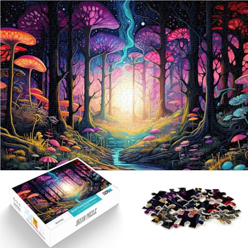 1000-Teile-Puzzle für Erwachsene Zauberwald Aus Karton，für 14+ Dekomprimierendes intellektuelles Lernspielzeug Spiele Spielzeug Geschenk。Größe：26x38cm/10.2x14.9Zoll von LKSDCBOT