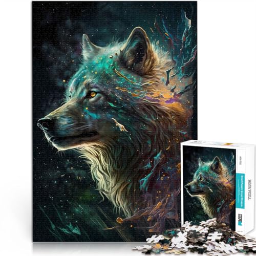 1000-Teile-Puzzle für Erwachsene und Jugendliche Wolf Sweet Aus Karton,für und ab 14 Jahren Unmögliches Spiel Schenkung von Kunstwerken。Größe:26x38cm/10.2x14.9Zoll 1000-Teile-Puzzle für Erwachsene und Jugendliche Wolf Sweet Aus Karton,für und ab 14 Jahren Unmögliches Spiel Schenkung von Kunstwerken。Größe:26x38cm/10.2x14.9Zoll von LKSDCBOT