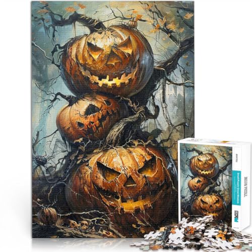 1000-Teile-Puzzle für Teenager Halloween Aus Karton,ab 14 Jahren Entspannende Spiele Als Geschenk für die ganze Familie und Freunde。Größe:38x52cm/14.9x20.4Zoll 1000-Teile-Puzzle für Teenager Halloween Aus Karton,ab 14 Jahren Entspannende Spiele Als Geschenk für die ganze Familie und Freunde。Größe:38x52cm/14.9x20.4Zoll von LKSDCBOT