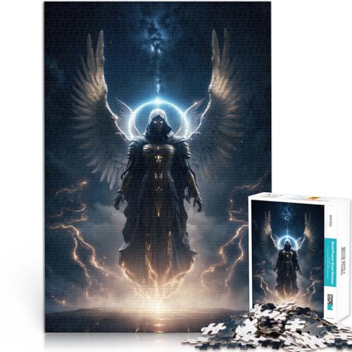 1000-Teile-Puzzle für Teenager Kosmischer Krieger Aus Karton，für 14+ Lernspiel Spiele Spielzeug Geschenk。Größe：26x38cm/10.2x14.9Zoll von LKSDCBOT