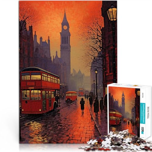 1000-Teile-Puzzle für Teenager London, England Aus Holz,für 14+ Spiel Wanddekoration Geschenkideen。Größe:50x75cm/19.6x29.5Zoll 1000-Teile-Puzzle für Teenager London, England Aus Holz,für 14+ Spiel Wanddekoration Geschenkideen。Größe:50x75cm/19.6x29.5Zoll von LKSDCBOT