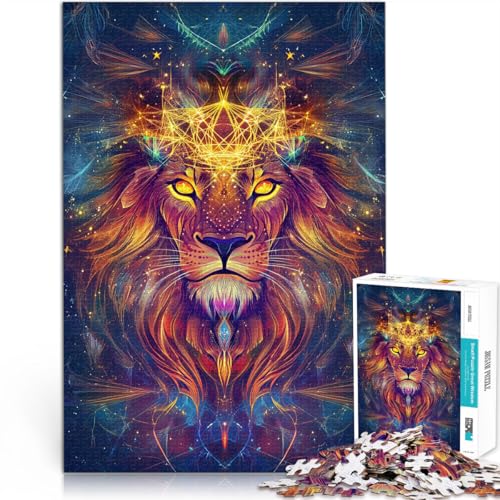 1000-Teile-Puzzles für Erwachsene Heiliger Löwe Aus Karton,für und ab 14 Jahren pädagogische Herausforderung Geschenkideen。Größe:38x52cm/14.9x20.4Zoll 1000-Teile-Puzzles für Erwachsene Heiliger Löwe Aus Karton,für und ab 14 Jahren pädagogische Herausforderung Geschenkideen。Größe:38x52cm/14.9x20.4Zoll von LKSDCBOT