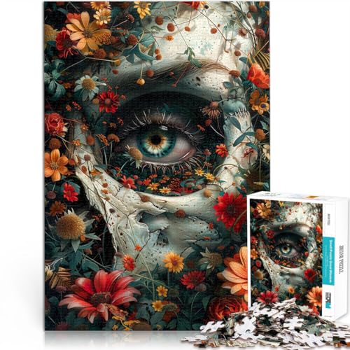 1000 Teile Puzzles für Erwachsene Puzzles Geschenke Blumenskelettschädel Aus Karton,für und ab 14 Jahren lustige Spiele für die ganze Familie Weihnachtsspiel Geschenke。Größe:38x52cm/14.9x20.4Zoll 1000 Teile Puzzles für Erwachsene Puzzles Geschenke Blumenskelettschädel Aus Karton,für und ab 14 Jahren lustige Spiele für die ganze Familie Weihnachtsspiel Geschenke。Größe:38x52cm/14.9x20.4Zoll von LKSDCBOT