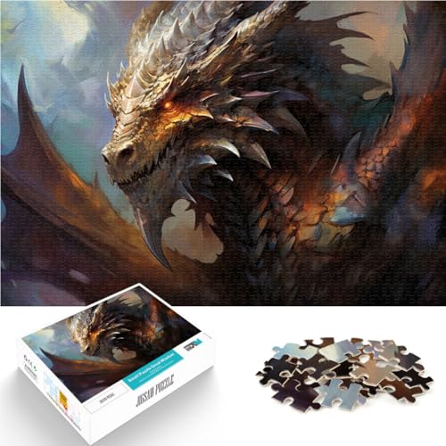 1000 Teile Puzzles für Erwachsene Puzzles Geschenke Drachen-Kunstwerk Aus Karton,Geeignet für Kinder ab 14 Jahren Lernspielzeug-Herausforderung Als Geschenk für die ganze Familie und Freunde。 1000 Teile Puzzles für Erwachsene Puzzles Geschenke Drachen-Kunstwerk Aus Karton,Geeignet für Kinder ab 14 Jahren Lernspielzeug-Herausforderung Als Geschenk für die ganze Familie und Freunde。 von LKSDCBOT