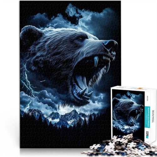1000 Teile Puzzles für Erwachsene Puzzles Geschenke Grizzlybär-Gebrüll Aus Karton,für Kinder ab 14 Jahren Wohnkunstdekor Wunschliste mit dem Weihnachtsmann。Größe:26x38cm/10.2x14.9Zoll 1000 Teile Puzzles für Erwachsene Puzzles Geschenke Grizzlybär-Gebrüll Aus Karton,für Kinder ab 14 Jahren Wohnkunstdekor Wunschliste mit dem Weihnachtsmann。Größe:26x38cm/10.2x14.9Zoll von LKSDCBOT