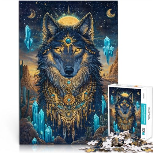 1000 Teile Puzzles für Erwachsene Puzzles Geschenke Wolf Fantasy Aus Karton,Geeignet für Kinder ab 14 Jahren Heimdekoration Geschenke für Freunde und Familie。Größe:26x38cm/10.2x14.9Zoll 1000 Teile Puzzles für Erwachsene Puzzles Geschenke Wolf Fantasy Aus Karton,Geeignet für Kinder ab 14 Jahren Heimdekoration Geschenke für Freunde und Familie。Größe:26x38cm/10.2x14.9Zoll von LKSDCBOT
