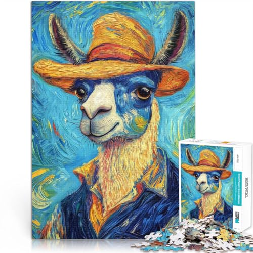 1000 Teile für Geschenke für Erwachsene Lama mit Hut Aus Holz,für 14+ Kunstdekoration für Zuhause Angebot als Geschenk für die ganze Familie。Größe:50x75cm/19.6x29.5Zoll 1000 Teile für Geschenke für Erwachsene Lama mit Hut Aus Holz,für 14+ Kunstdekoration für Zuhause Angebot als Geschenk für die ganze Familie。Größe:50x75cm/19.6x29.5Zoll von LKSDCBOT