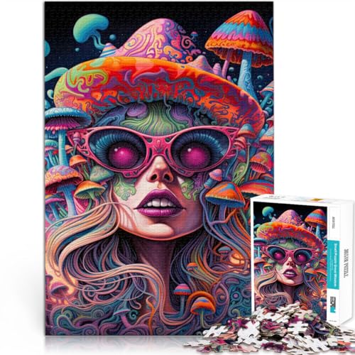 1000 Teile für Geschenke für Erwachsene Psychedelische Kunst Aus Karton,ab 14 Jahren Quizspiel ganze Familie eignet。Größe:26x38cm/10.2x14.9Zoll 1000 Teile für Geschenke für Erwachsene Psychedelische Kunst Aus Karton,ab 14 Jahren Quizspiel ganze Familie eignet。Größe:26x38cm/10.2x14.9Zoll von LKSDCBOT