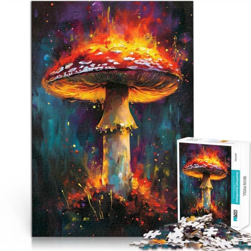 1000-teilige Puzzles für Erwachsene Abstrakte Pilzflammen Aus Holz,Geeignet für Kinder ab 14 Jahren Antistress Schwierige Herausforderung Geschenkideen。Größe:50x75cm/19.6x29.5Zoll 1000-teilige Puzzles für Erwachsene Abstrakte Pilzflammen Aus Holz,Geeignet für Kinder ab 14 Jahren Antistress Schwierige Herausforderung Geschenkideen。Größe:50x75cm/19.6x29.5Zoll von LKSDCBOT