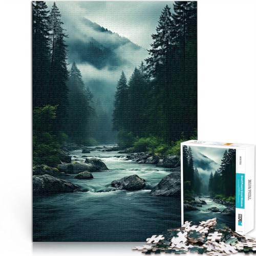 1000-teilige Puzzles für Erwachsene Flusslandschaftskunst Aus Holz,Geeignet für Kinder ab 14 Jahren Lernspiel für Familien Künstlersammlung, Bildende Kunst。Größe:50x75cm/19.6x29.5Zoll 1000-teilige Puzzles für Erwachsene Flusslandschaftskunst Aus Holz,Geeignet für Kinder ab 14 Jahren Lernspiel für Familien Künstlersammlung, Bildende Kunst。Größe:50x75cm/19.6x29.5Zoll von LKSDCBOT