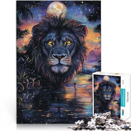 1000-teilige Puzzles für Erwachsene Gemälde Löwe Aus Karton,ab 14 Jahren Anti-Stress-Spielzeug ganze Familie eignet。Größe:38x52cm/14.9x20.4Zoll 1000-teilige Puzzles für Erwachsene Gemälde Löwe Aus Karton,ab 14 Jahren Anti-Stress-Spielzeug ganze Familie eignet。Größe:38x52cm/14.9x20.4Zoll von LKSDCBOT