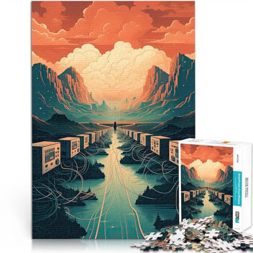 1000-teilige Puzzles für Erwachsene Internetkunst Aus Karton,Geeignet für Kinder ab 14 Jahren Spiel Wanddekoration Spiele Spielzeug Geschenk。Größe:26x38cm/10.2x14.9Zoll 1000-teilige Puzzles für Erwachsene Internetkunst Aus Karton,Geeignet für Kinder ab 14 Jahren Spiel Wanddekoration Spiele Spielzeug Geschenk。Größe:26x38cm/10.2x14.9Zoll von LKSDCBOT