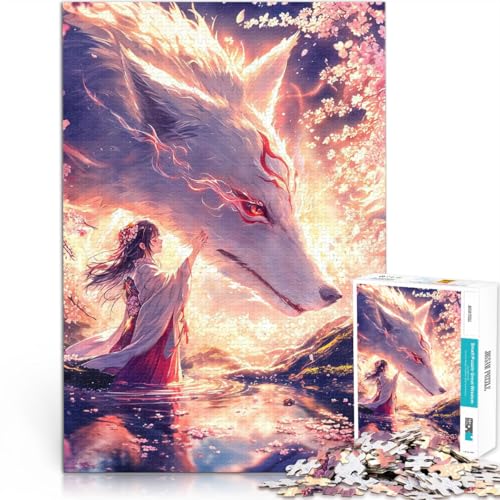 1000-teilige Puzzles für Erwachsene Mädchen mit ihrem Kitsune Aus Karton,für 14+ Intellektuelles Dekompressions-Lernspielzeug Gutes Geschenk。Größe:26x38cm/10.2x14.9Zoll 1000-teilige Puzzles für Erwachsene Mädchen mit ihrem Kitsune Aus Karton,für 14+ Intellektuelles Dekompressions-Lernspielzeug Gutes Geschenk。Größe:26x38cm/10.2x14.9Zoll von LKSDCBOT