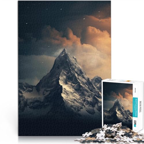 1000-teilige Puzzles für Erwachsene und Jugendliche Berge Kunstwerk Aus Holz,ab 14 Jahren Stressabbau Schwierige Herausforderung Gutes Geschenk。Größe:50x75cm/19.6x29.5Zoll 1000-teilige Puzzles für Erwachsene und Jugendliche Berge Kunstwerk Aus Holz,ab 14 Jahren Stressabbau Schwierige Herausforderung Gutes Geschenk。Größe:50x75cm/19.6x29.5Zoll von LKSDCBOT