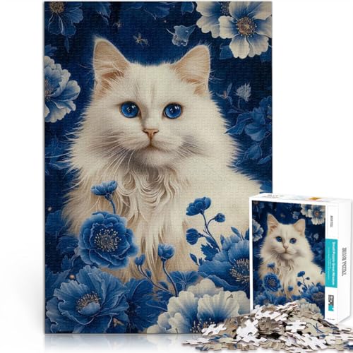 1000-teilige Puzzles für Erwachsene und Jugendliche Katze und Blume Aus Holz,für Kinder ab 14 Jahren Lernspielzeug für die ganze Familie Lernspiel zum Geburtstag und Weihnachten。Größe:50x75cm 1000-teilige Puzzles für Erwachsene und Jugendliche Katze und Blume Aus Holz,für Kinder ab 14 Jahren Lernspielzeug für die ganze Familie Lernspiel zum Geburtstag und Weihnachten。Größe:50x75cm von LKSDCBOT