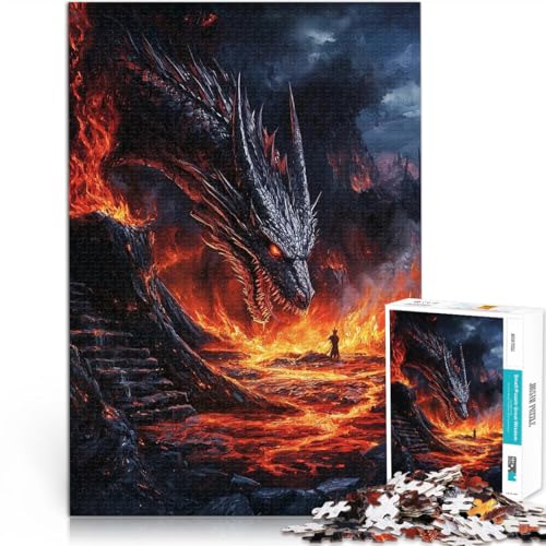1000-teilige Puzzles für Erwachsene und Jugendliche Konfrontation mit dem feurigen Drachen Aus Holz,für Kinder ab 14 Jahren Wohnkunstdekor Geburtstagsgeschenk, Geschenke, Wandkunst。Größe:50x75cm 1000-teilige Puzzles für Erwachsene und Jugendliche Konfrontation mit dem feurigen Drachen Aus Holz,für Kinder ab 14 Jahren Wohnkunstdekor Geburtstagsgeschenk, Geschenke, Wandkunst。Größe:50x75cm von LKSDCBOT