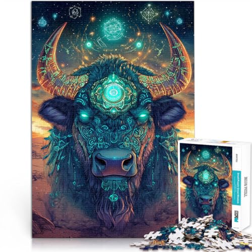1000-teilige Puzzles für Erwachsene und Jugendliche Mächtige Kuh Aus Holz,Geeignet für Personen ab 14 Jahren Quizspiel Geschenkideen。Größe:50x75cm/19.6x29.5Zoll 1000-teilige Puzzles für Erwachsene und Jugendliche Mächtige Kuh Aus Holz,Geeignet für Personen ab 14 Jahren Quizspiel Geschenkideen。Größe:50x75cm/19.6x29.5Zoll von LKSDCBOT