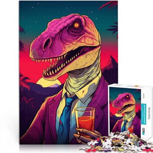 1000-teilige Puzzles für Erwachsene und Jugendliche Raptor im Anzug Aus Karton,ab 14 Jahren Analyse und Logik Schwierige Harte Geschenke für Frauen Männer。Größe:26x38cm/10.2x14.9Zoll 1000-teilige Puzzles für Erwachsene und Jugendliche Raptor im Anzug Aus Karton,ab 14 Jahren Analyse und Logik Schwierige Harte Geschenke für Frauen Männer。Größe:26x38cm/10.2x14.9Zoll von LKSDCBOT