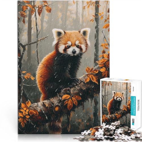 1000-teilige Puzzles für Erwachsene und Jugendliche Roter Panda auf dem Baum Aus Karton,Geeignet für Kinder ab 14 Jahren Kunstdekoration für Zuhause Geschenk - Herausforderndes Spiel。Größe:38x52cm 1000-teilige Puzzles für Erwachsene und Jugendliche Roter Panda auf dem Baum Aus Karton,Geeignet für Kinder ab 14 Jahren Kunstdekoration für Zuhause Geschenk - Herausforderndes Spiel。Größe:38x52cm von LKSDCBOT